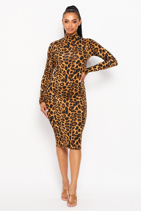 Veronica Leopardo Animal print Dress #34