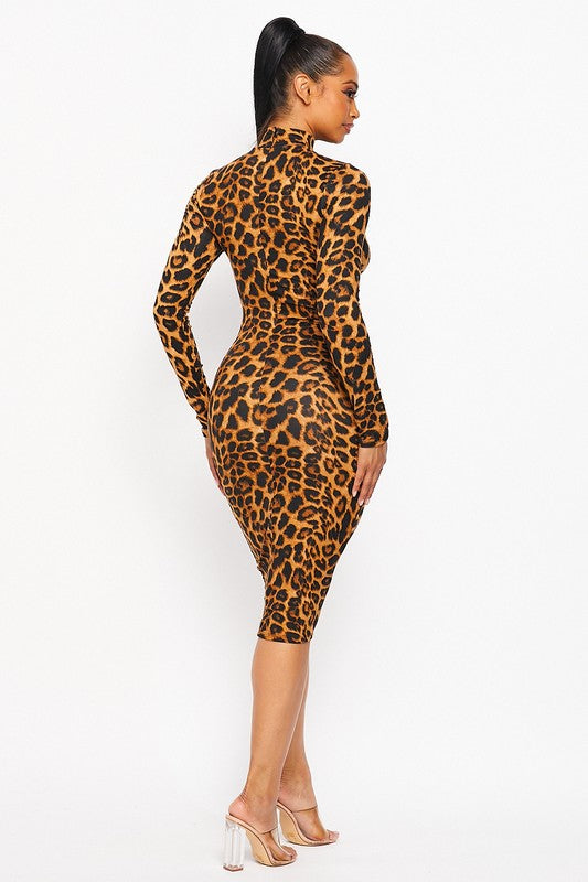 Veronica Leopardo Animal print Dress #34