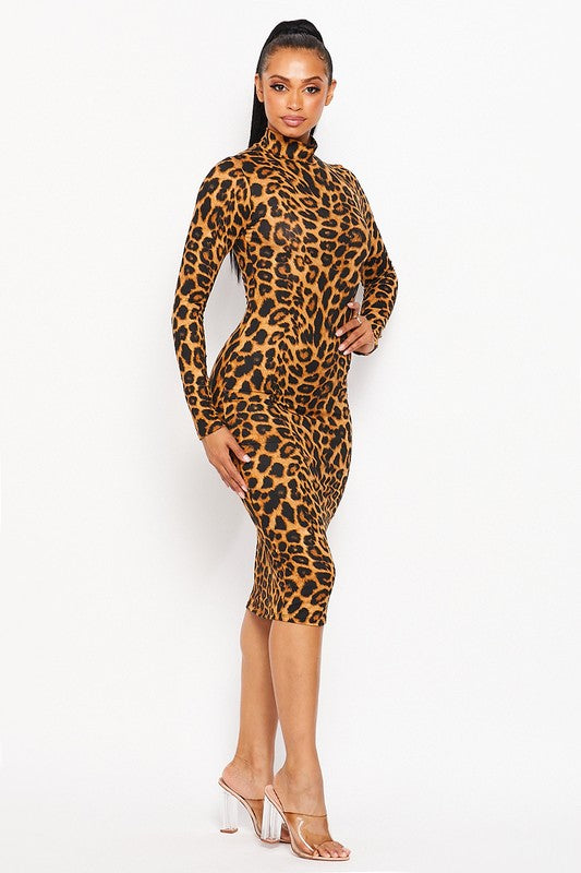 Veronica Leopardo Animal print Dress #34