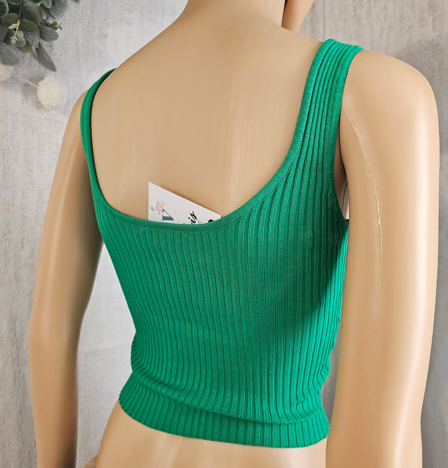 Hera women Stone Top green knit #3