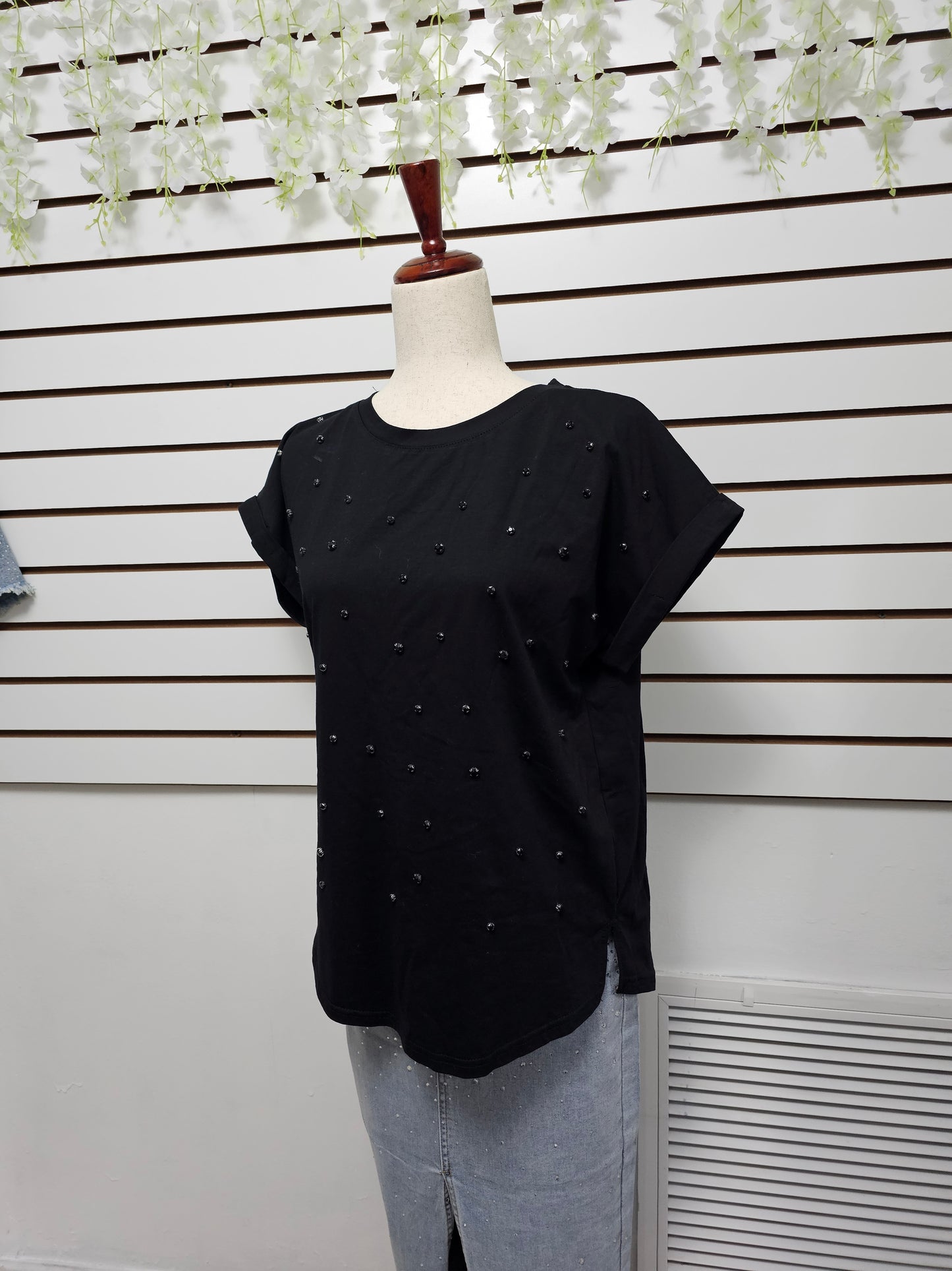 T-shirts Black Point Plus Size #T