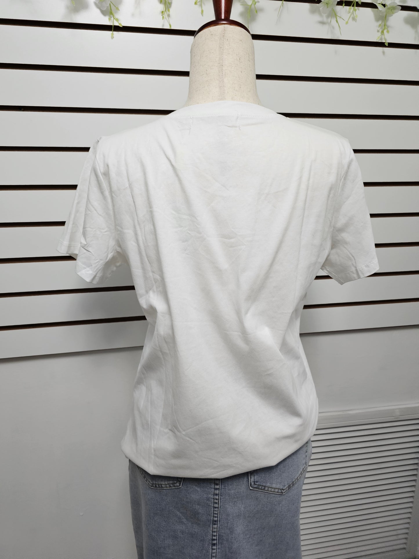 T-shirt stars WHITE Plus #A