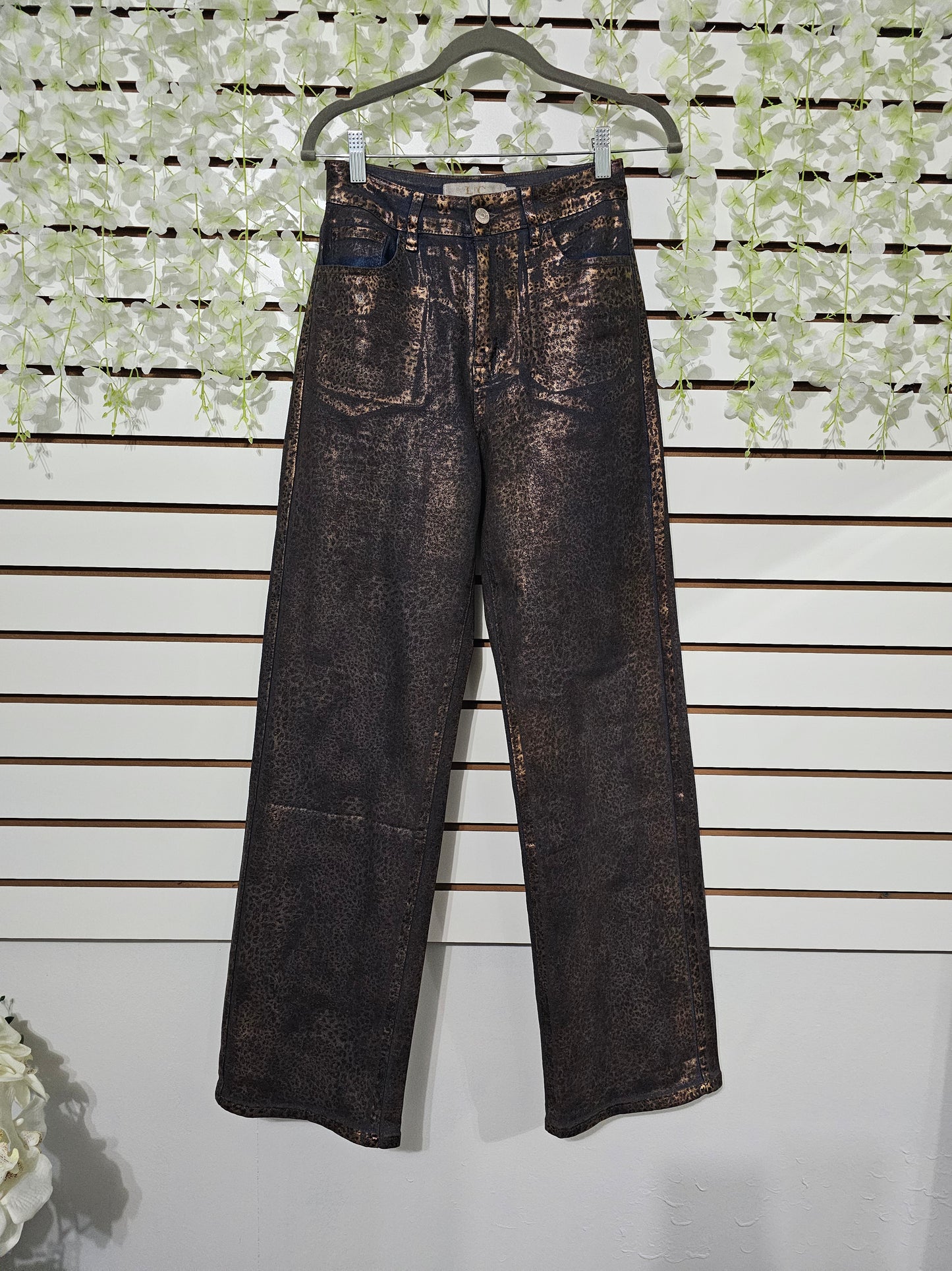 Deborah Animal Print Jeans #T