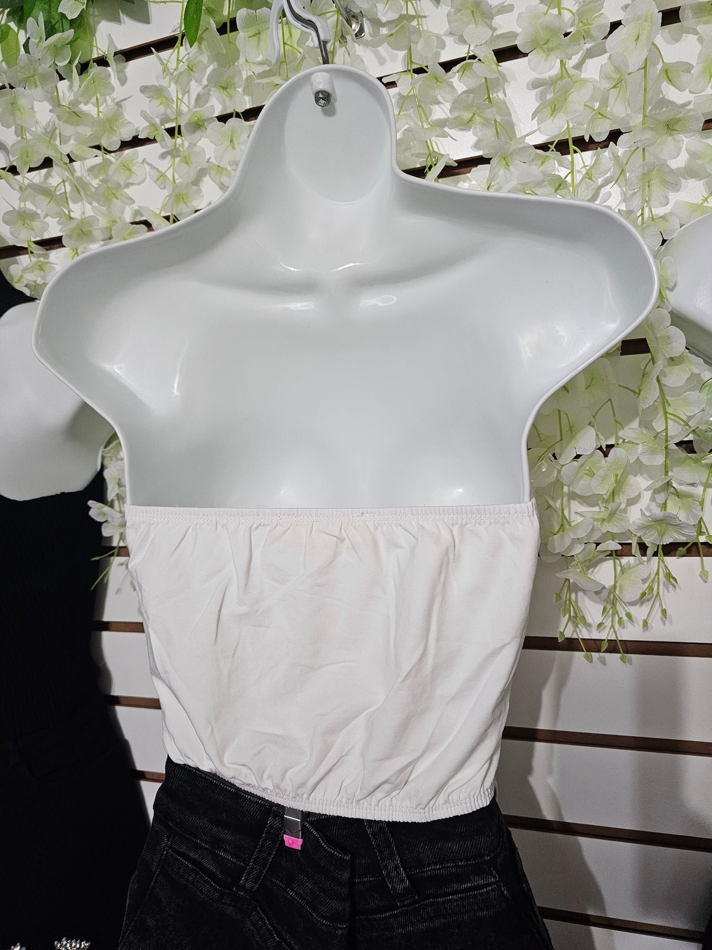 White Angel Top strapless Blouse #A