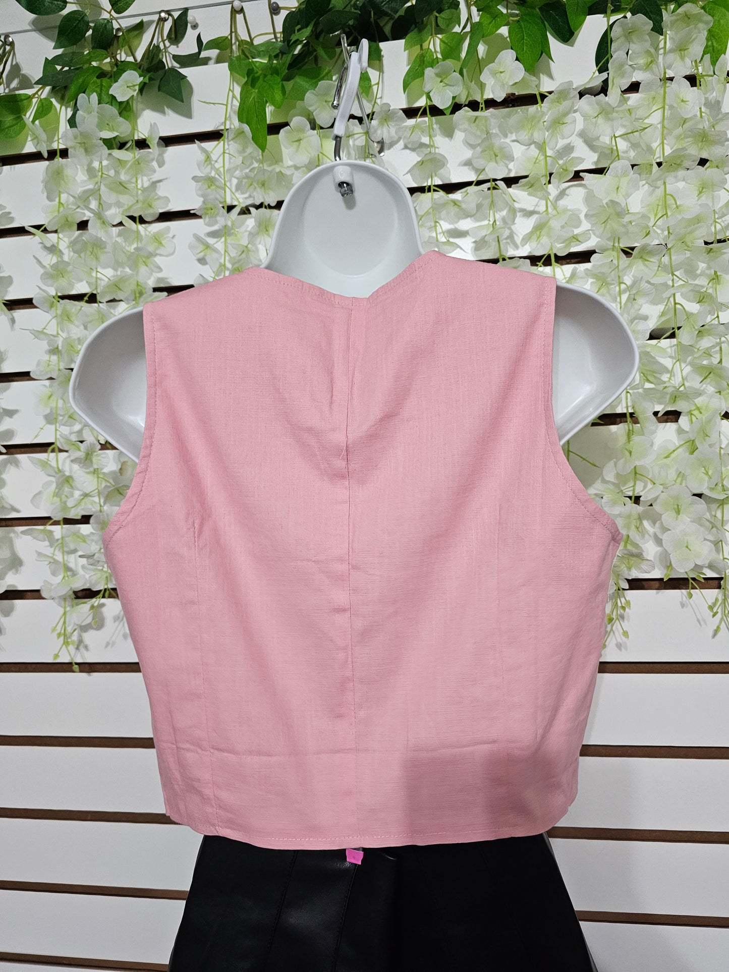 Vest pink chaleco liso #29A
