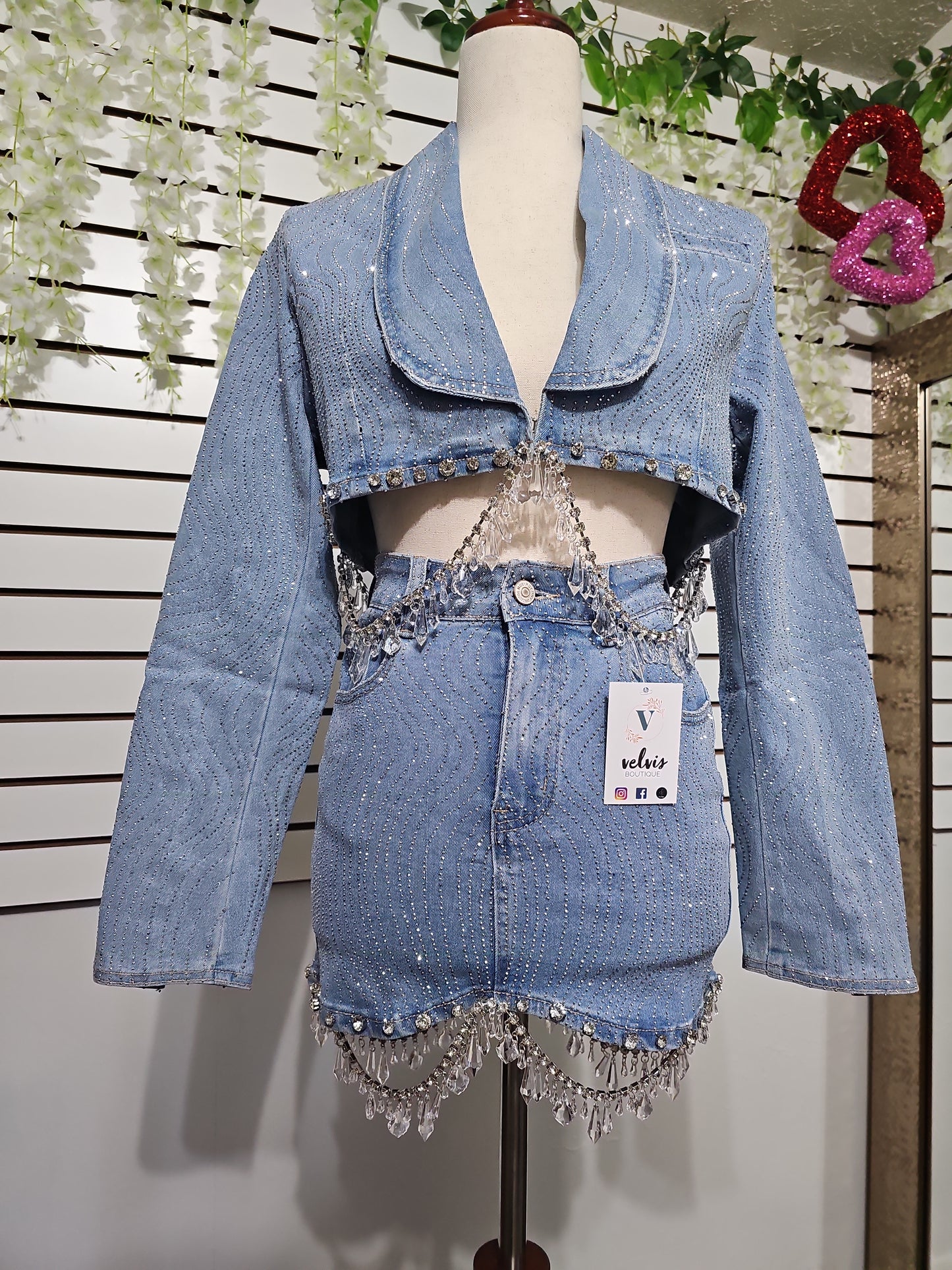 Andrea Sparkling Two Piece Set #34