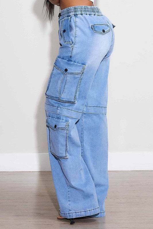 AMANDA Cargo Vibrant Jeans only SMALL #D2