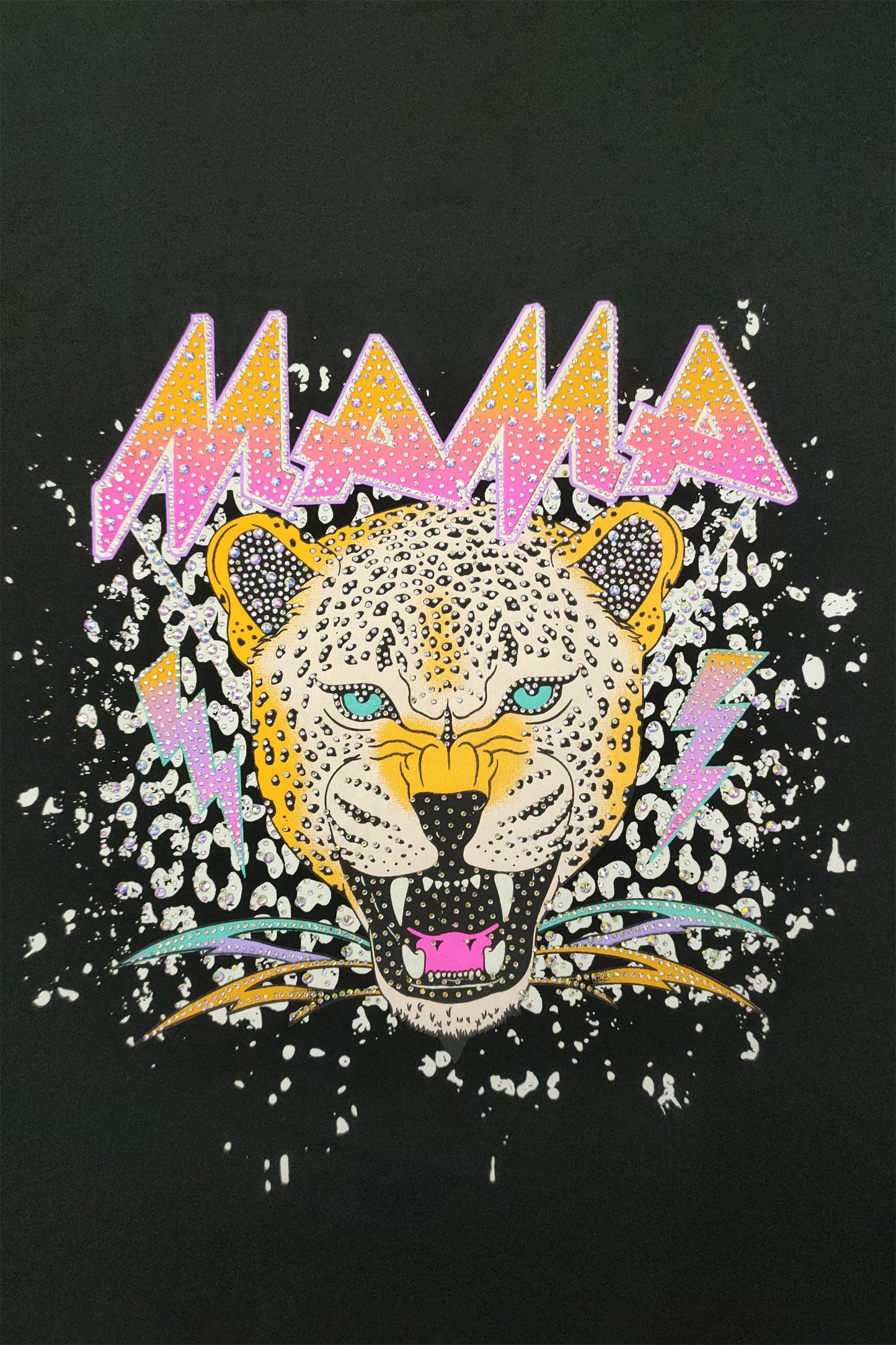 TIGER MAMA T-shirt Black #C