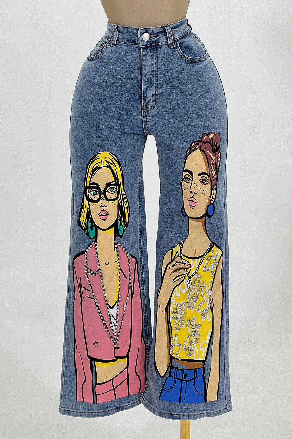 Ladies Denim Jeans Stretch #17