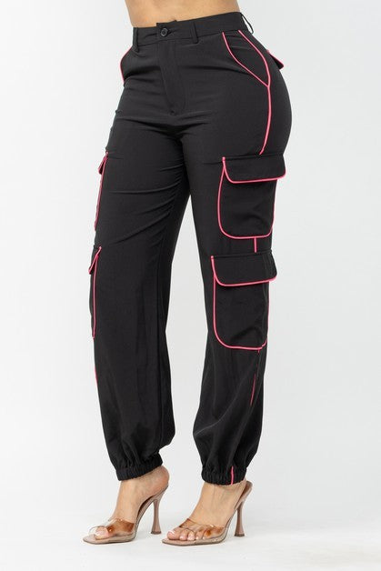 Flap Pockets Cargo jogger Pants #22