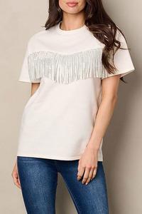 COUNTRY BLOUSE SHORT SLEEVE DETAILED WOMEN TOP #19