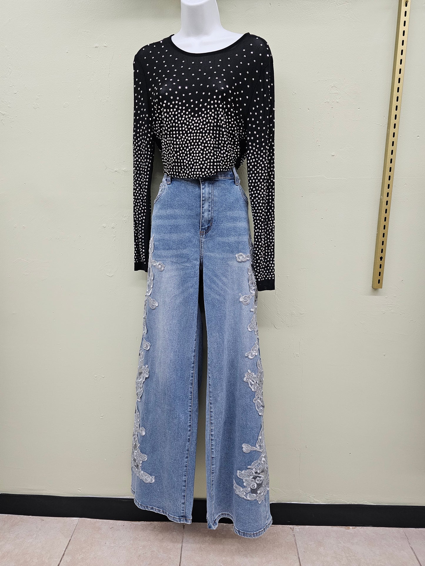 JAONNA LACE PLUS WOMEN JEAND # T