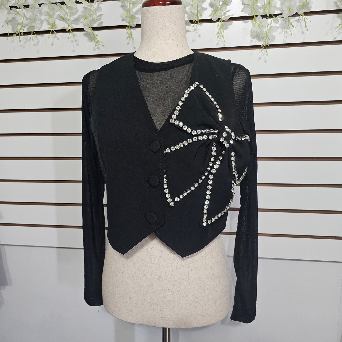 Vest casual black chaleco #D1