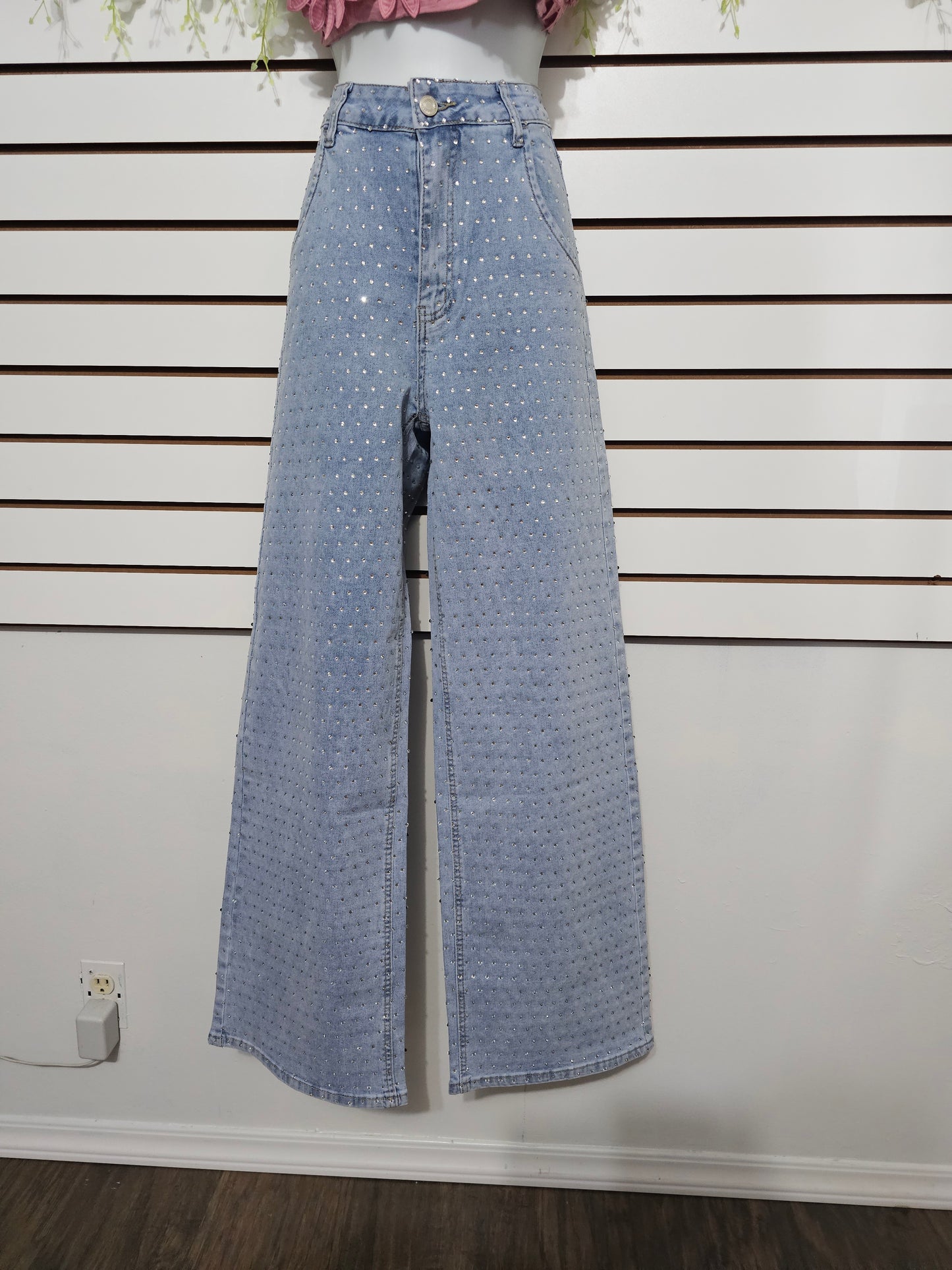 Sony Shine Rhinestone Denim Jeans #38