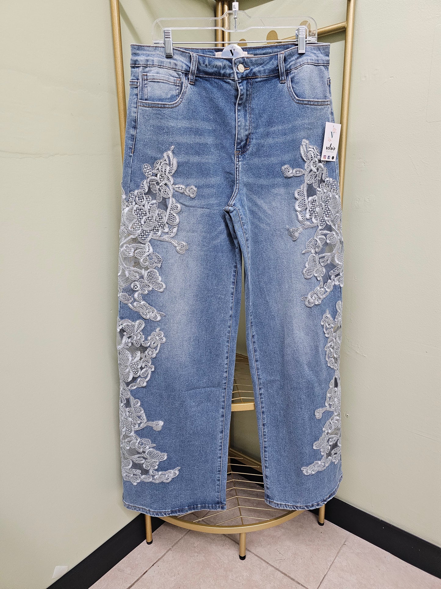 JAONNA LACE PLUS WOMEN JEAND # T