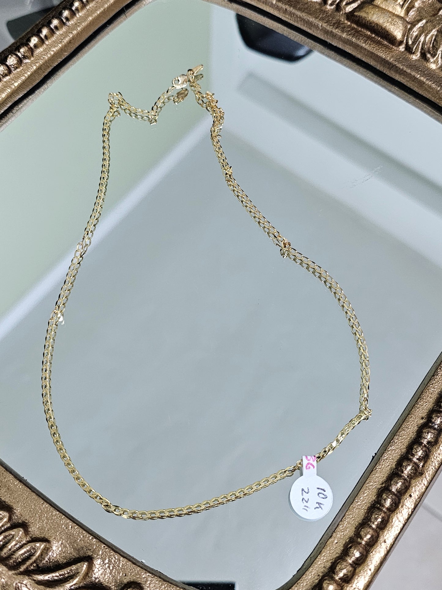 10k Gold chain 22in #35 #36