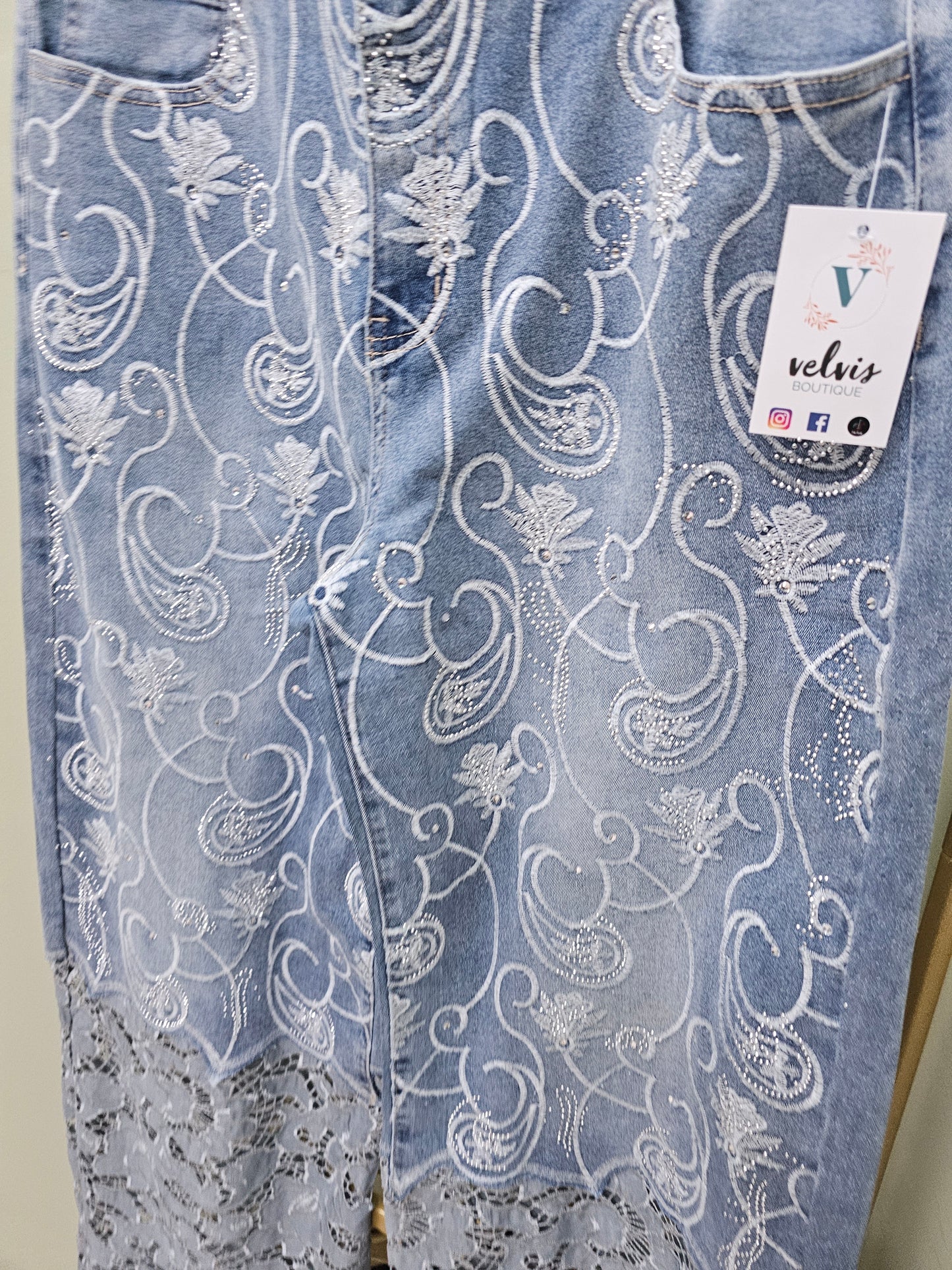 SASHA PLUS DENIM WOMEN JEANS #T