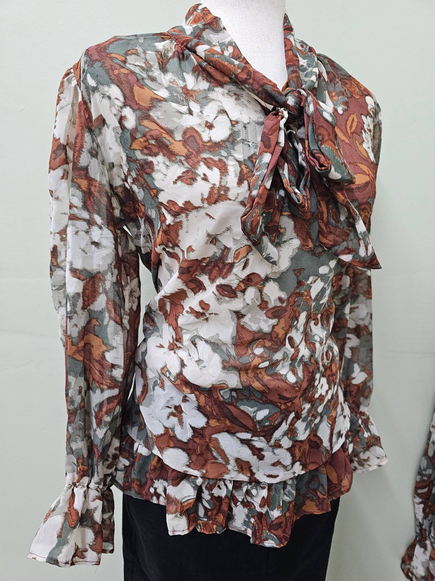 Brown Pie Women's Blouse #T
