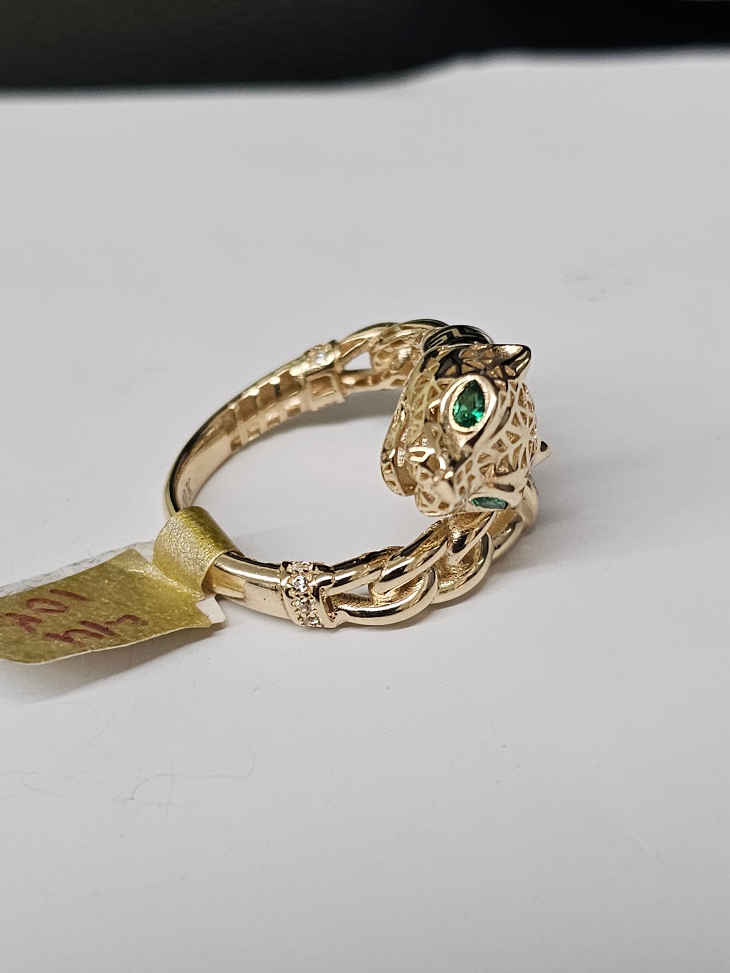 3D Tiger Ring 10k Gold #44