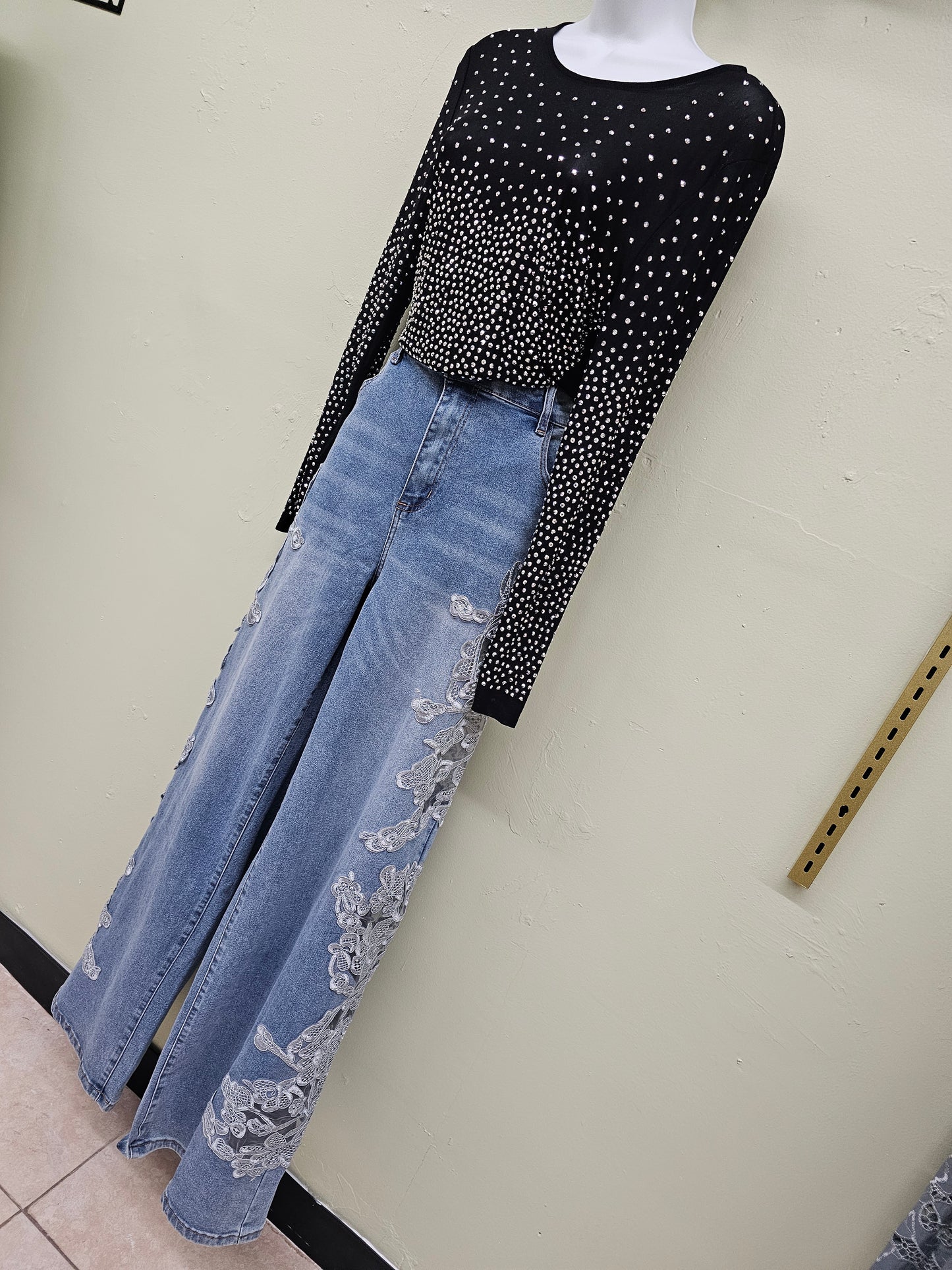 JAONNA LACE PLUS WOMEN JEAND # T