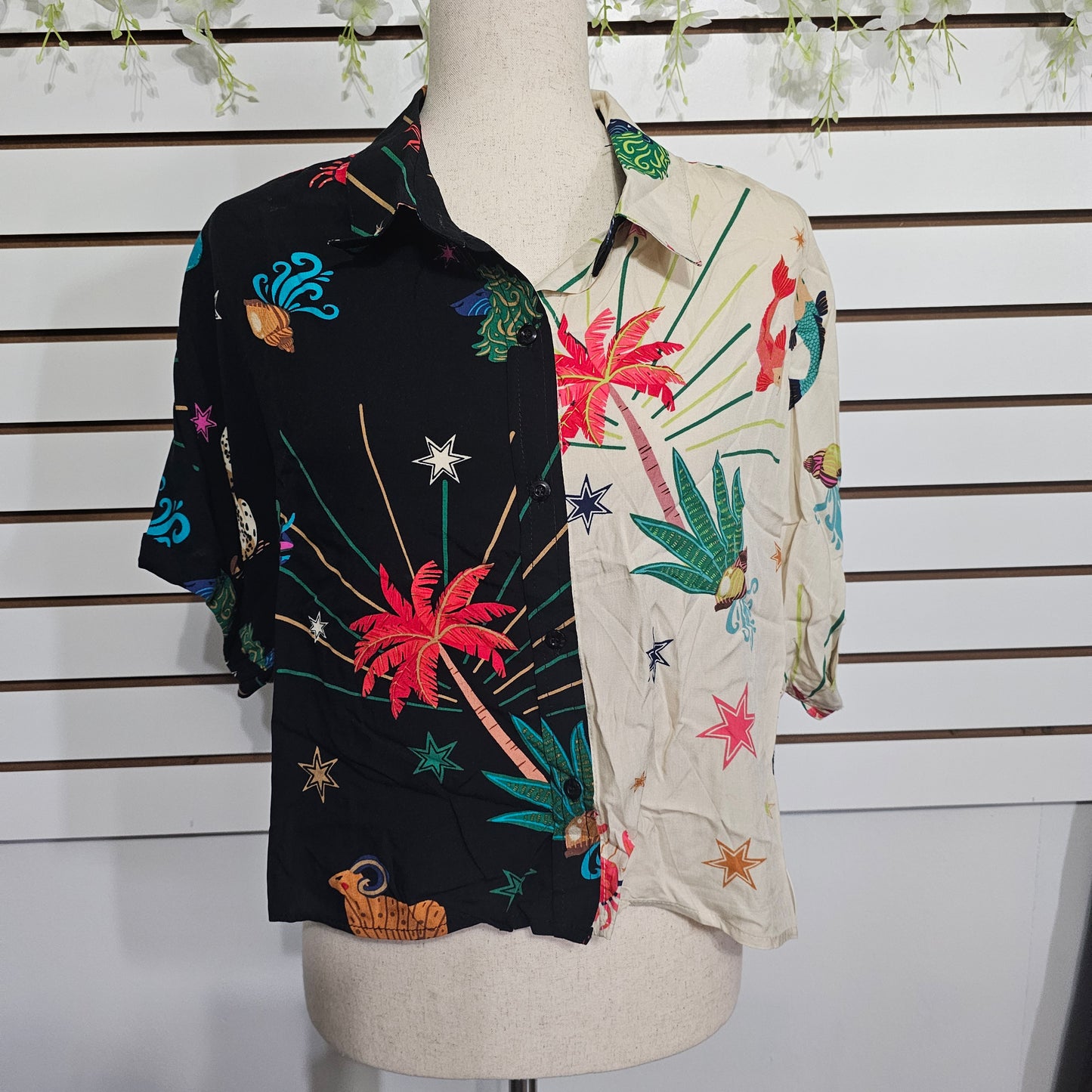Hawaiian women's shirt #D1