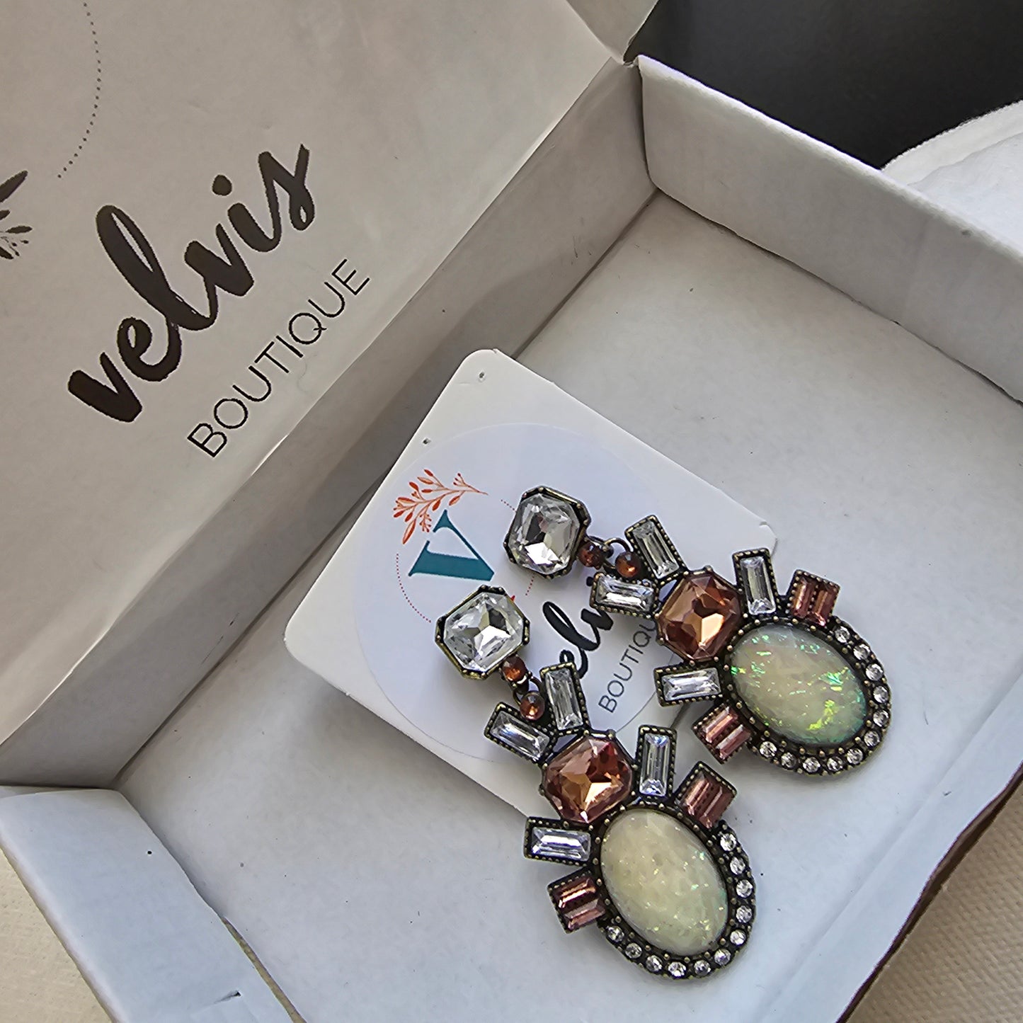 Perry brown earrings
