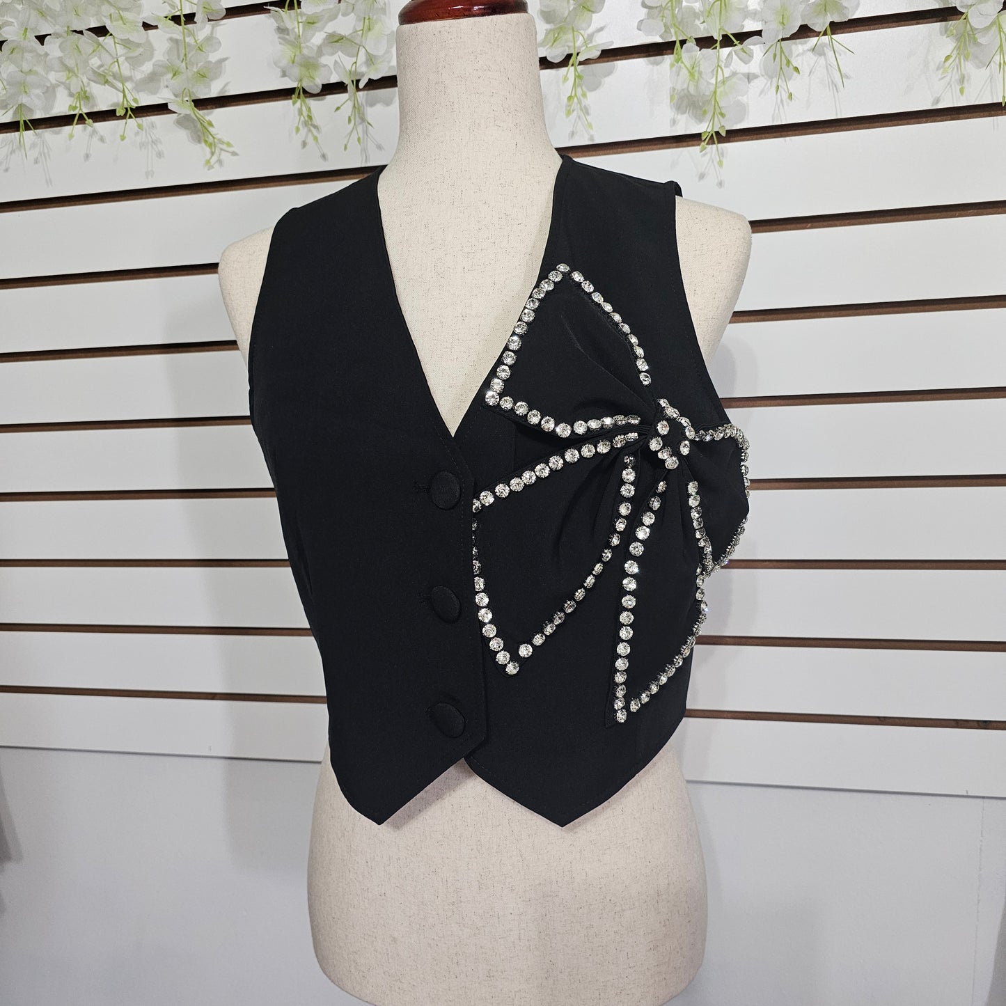 Vest casual black chaleco #D1