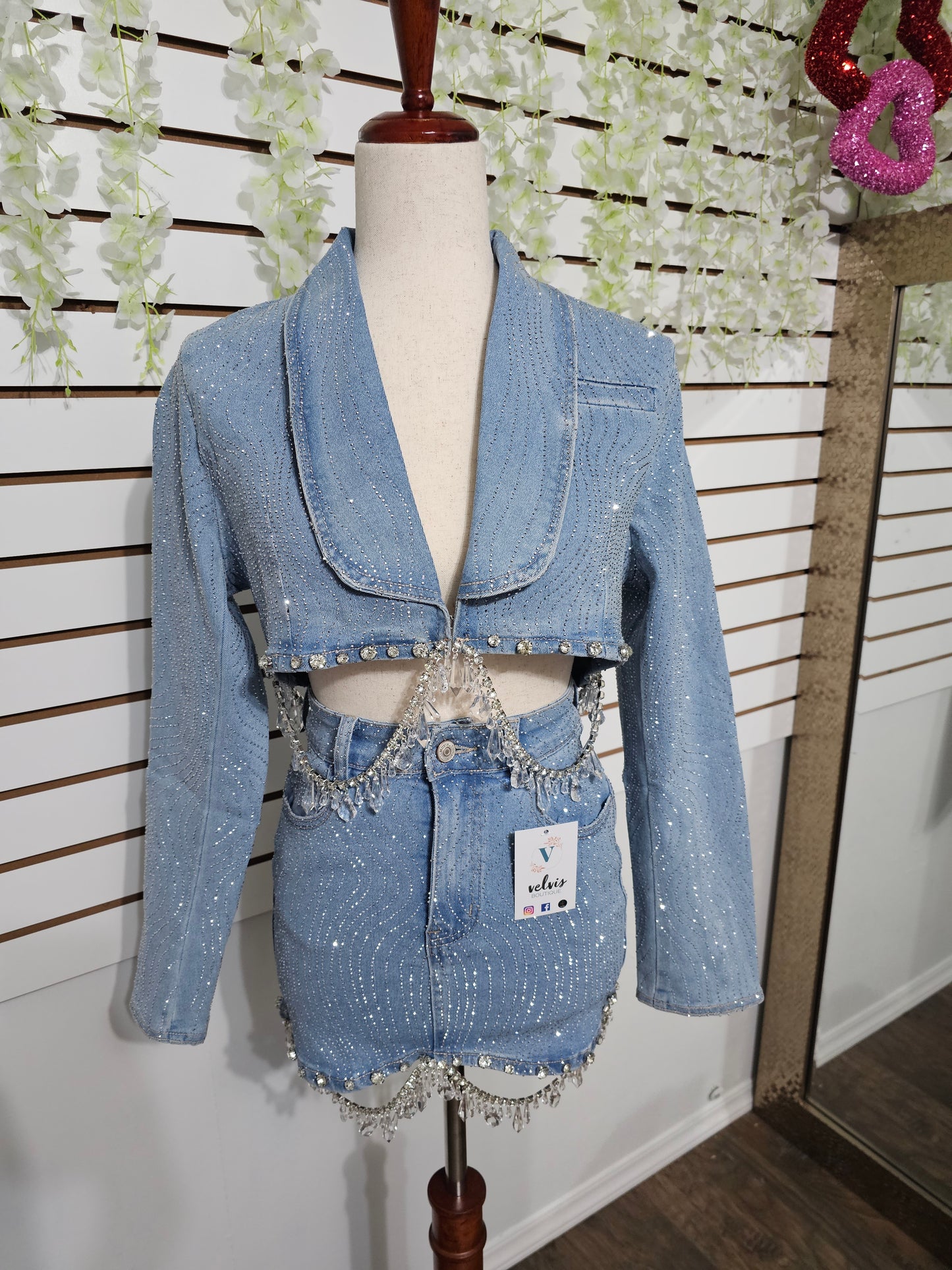 Andrea Sparkling Two Piece Set #34