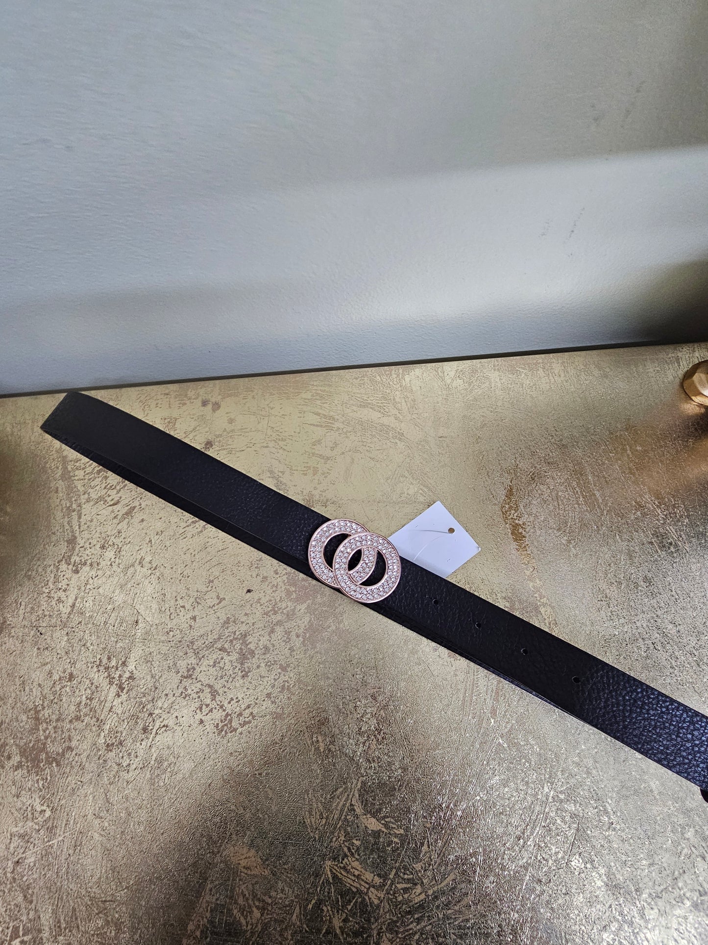 Oo Faux leather women belt