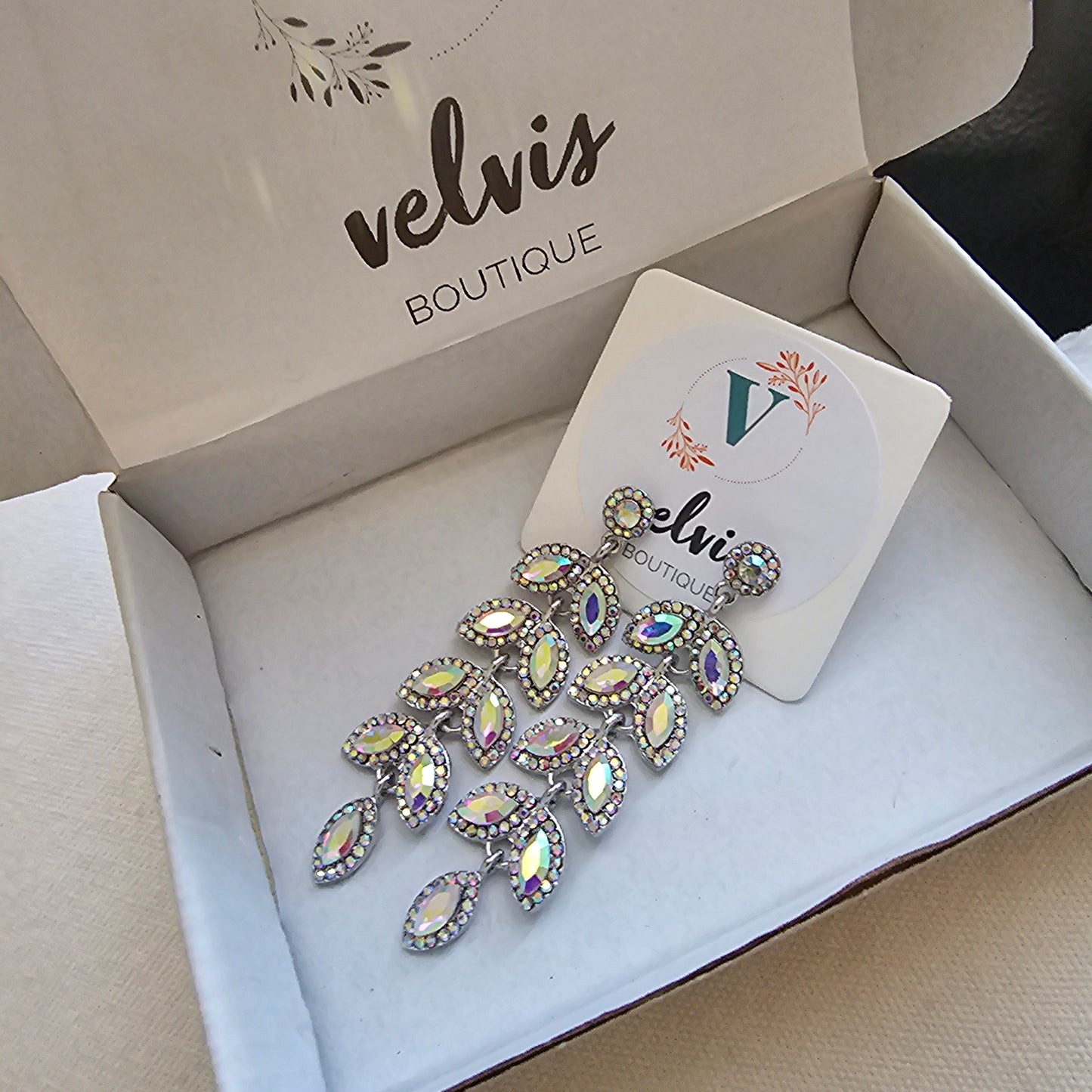 Pineapple leaves earrings