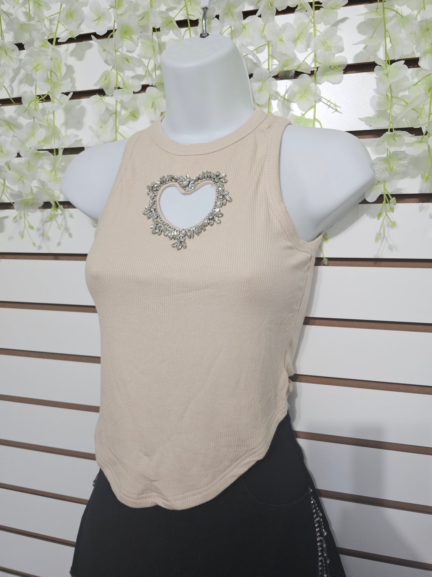 Blouse Heart Sleeveless bright #A