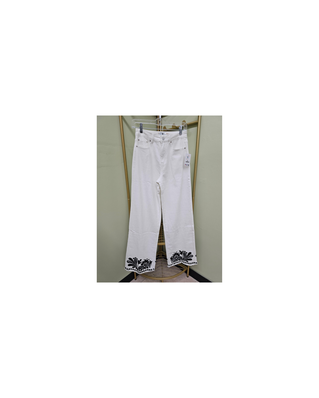ROMINA DENIM WHITE WOMEN JEANS  #T