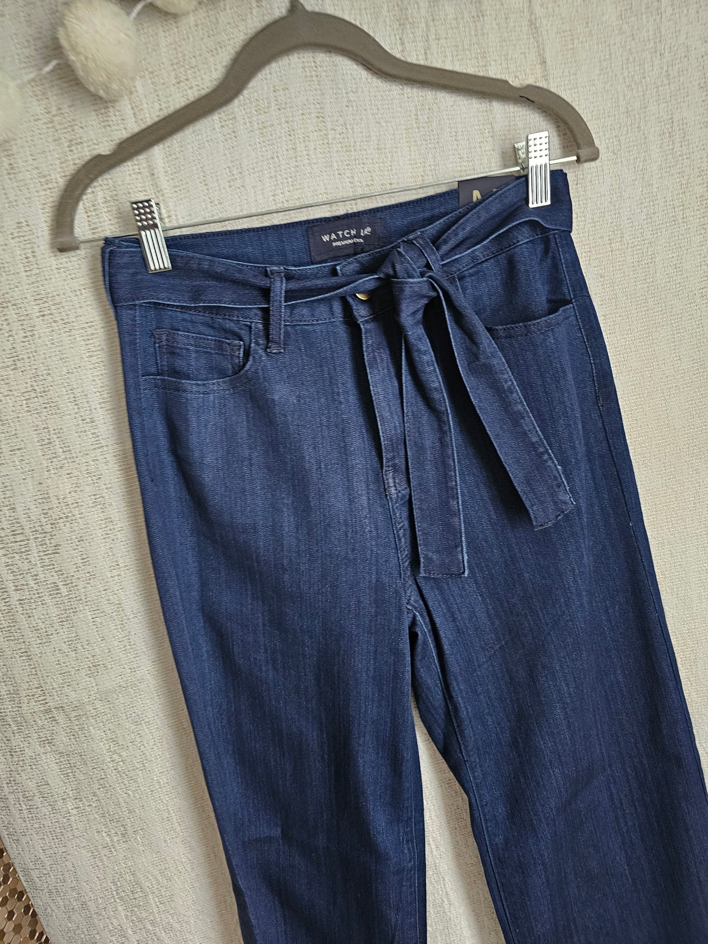 SOE High rise super dark blue wide leg jean 838# 15