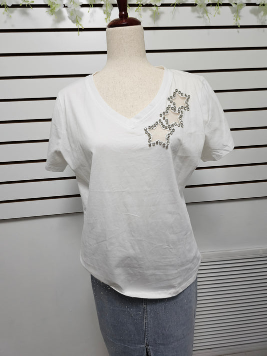 T-shirt stars WHITE