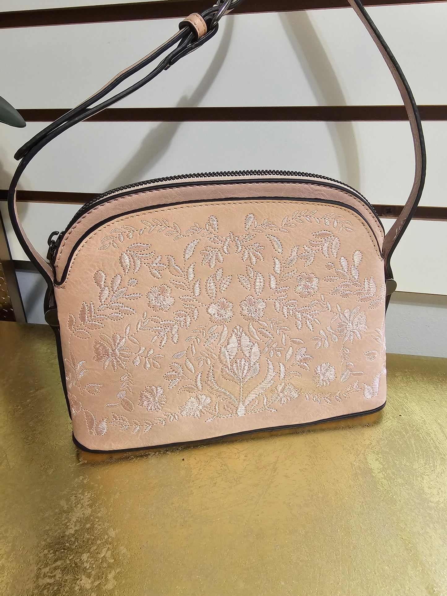 Hadley flower pink purse