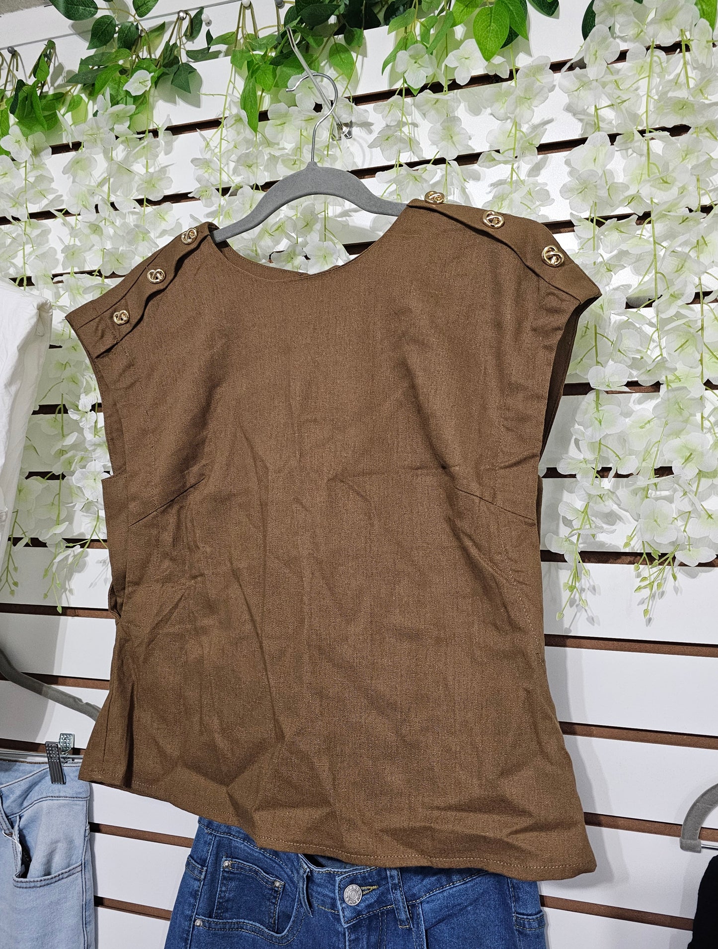 Kimberly blouse brown