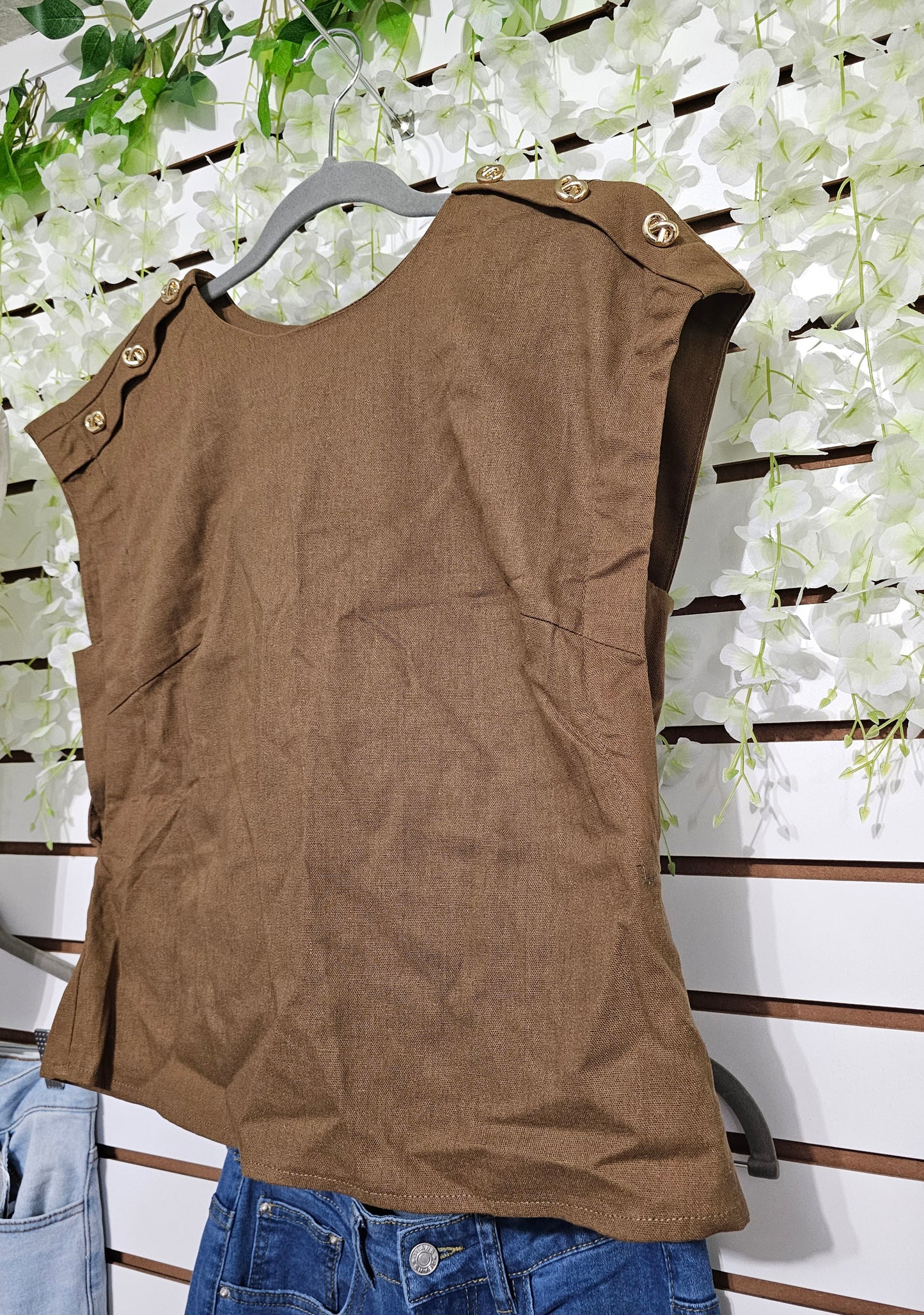 Kimberly blouse brown