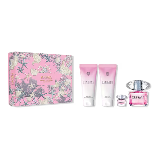 Bright Crystal 4-Piece Gift Set pink