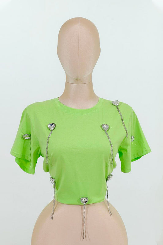 Corazon verde T-shirt