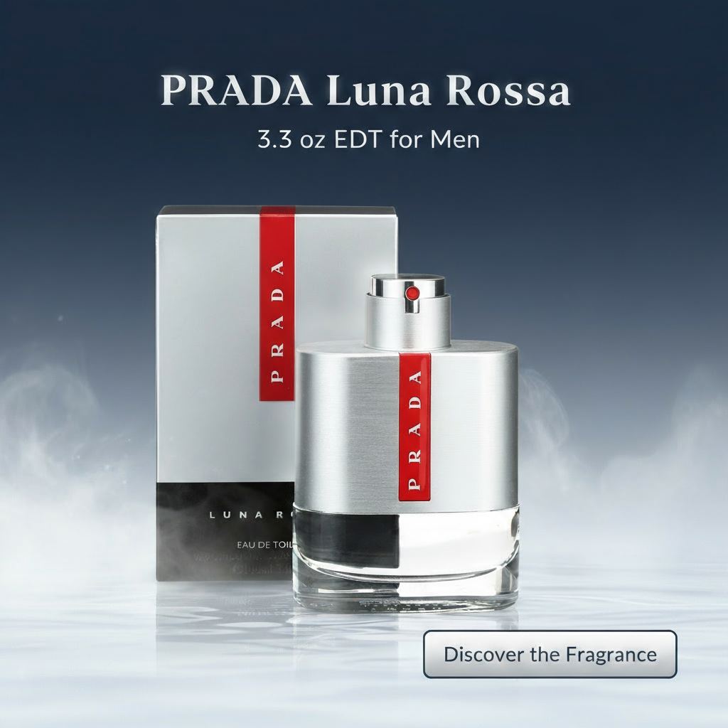 Banner promocional PRADA Luna Rossa 3.3 oz - versión actualizada