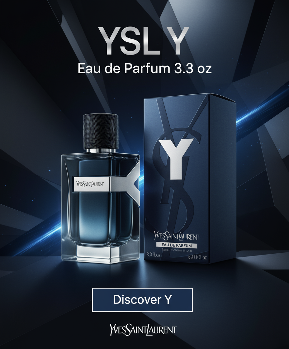 Banner promocional YSL Y Eau de Parfum para Instagram