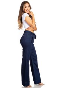 SOE High rise super dark blue wide leg jean 838# 15
