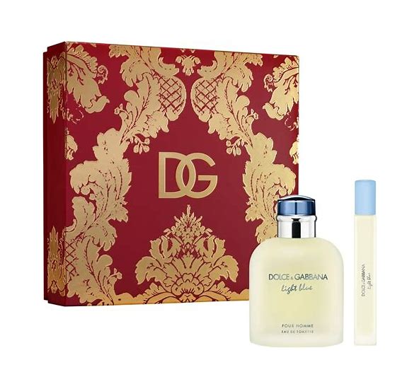 Dolce Gabbana light blue 4.2oz edp pour homme 2 piece gift set