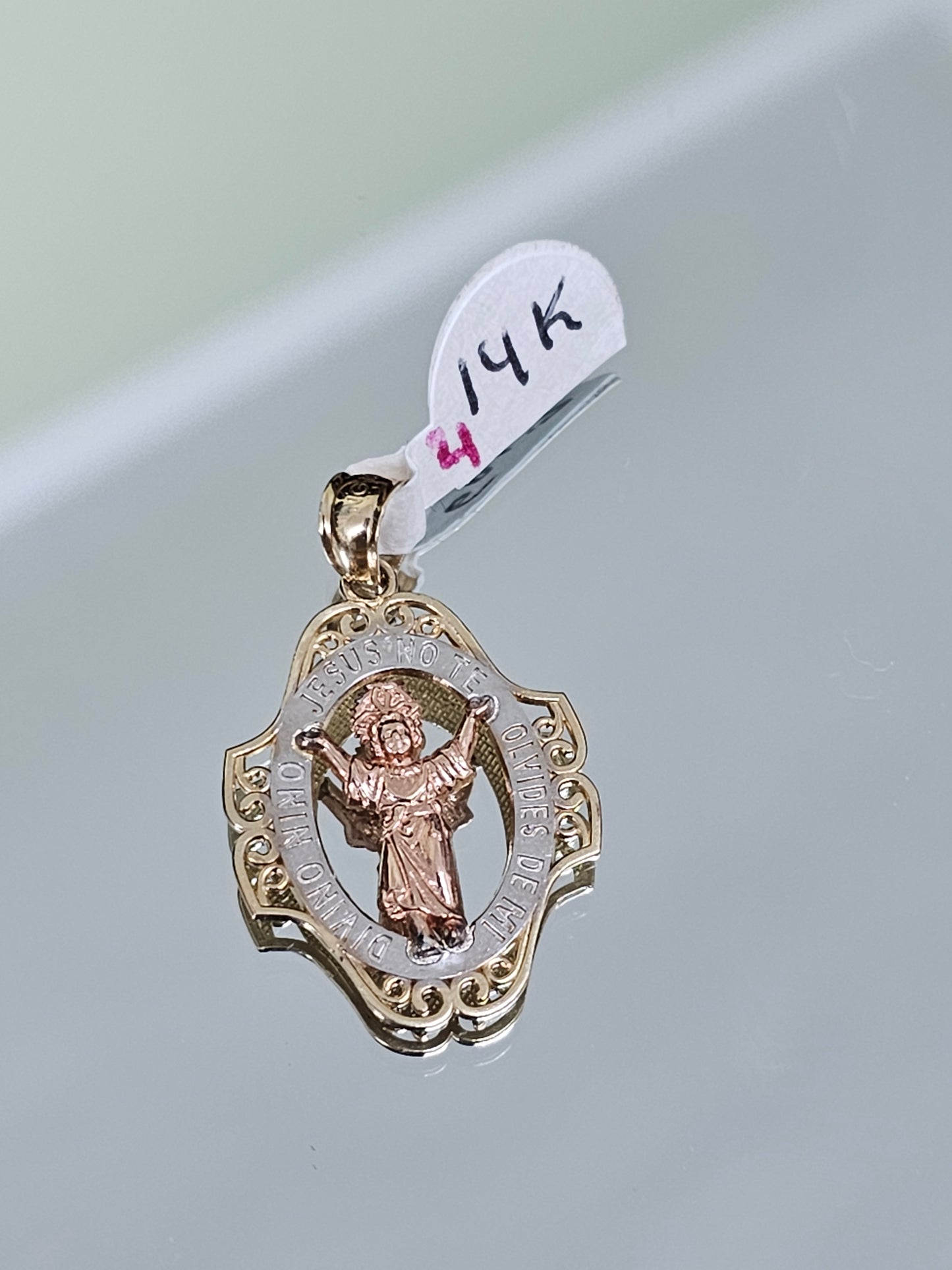 14k Gold Angel Pendant #4