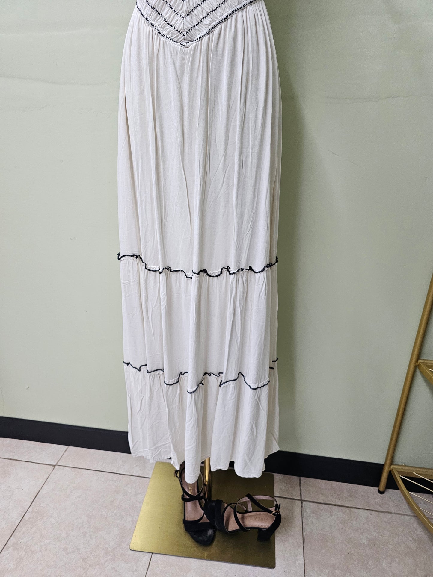 Matt Women Maxi Dress Beige