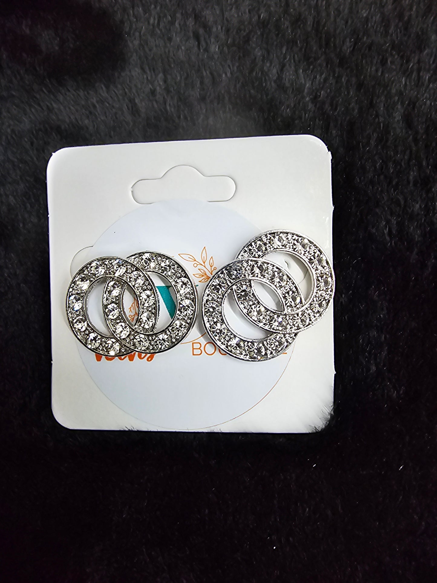 Cc small Earrings silver