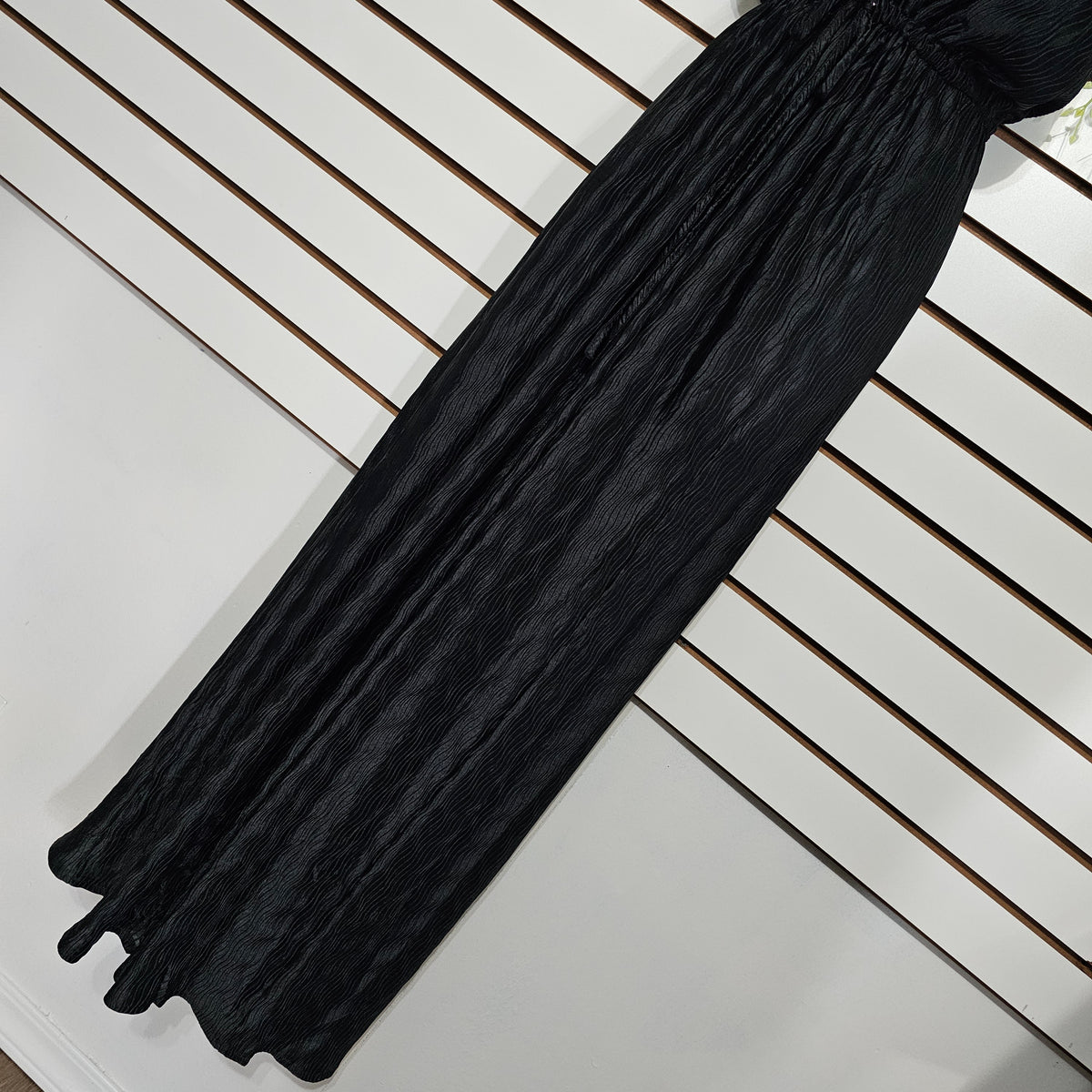 Benny jumpsuits Satin Black Halter Neck #34