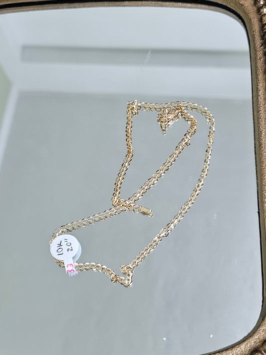 10k Gold Necklace  #33