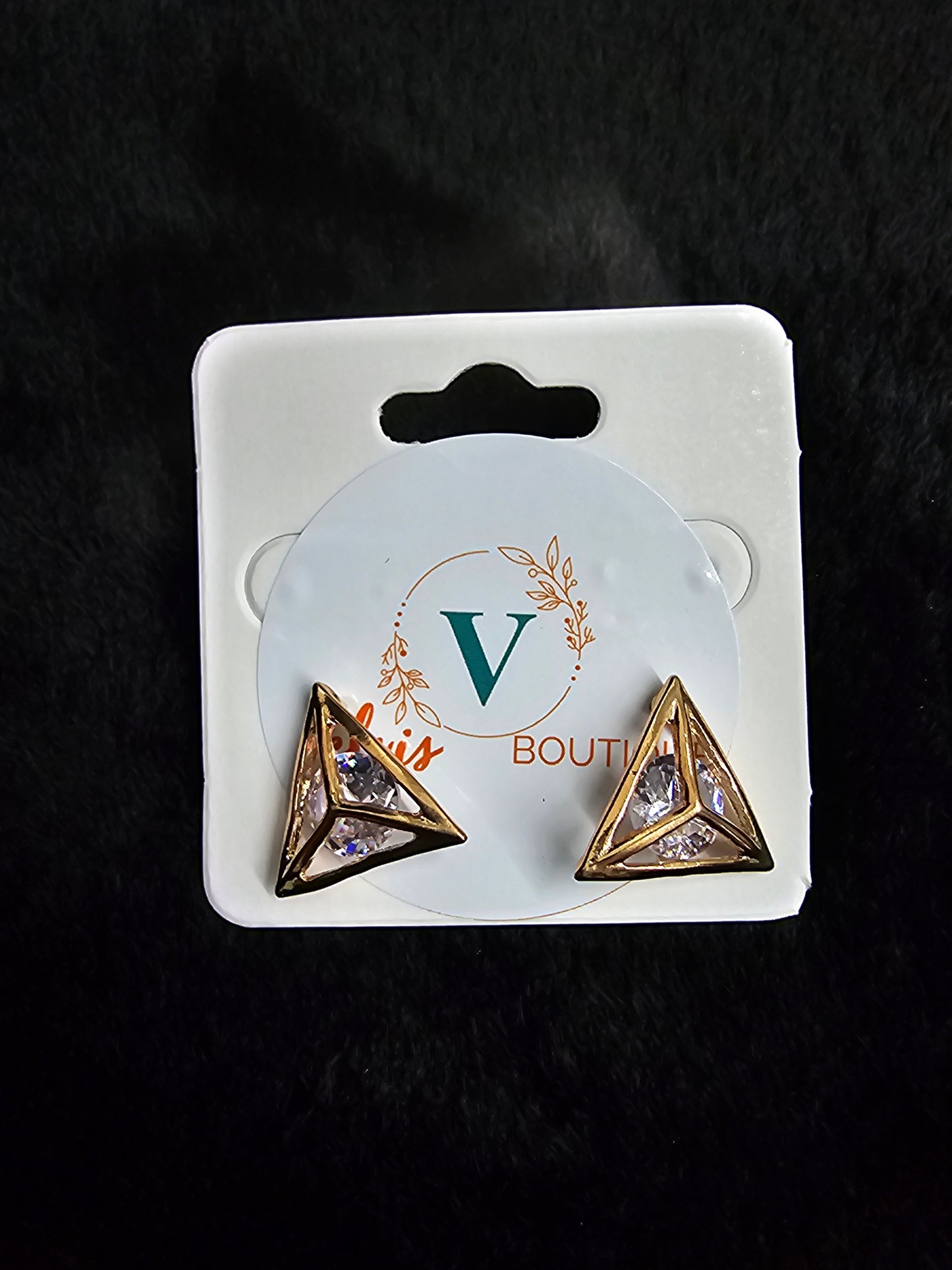 Triangle gold Earrings