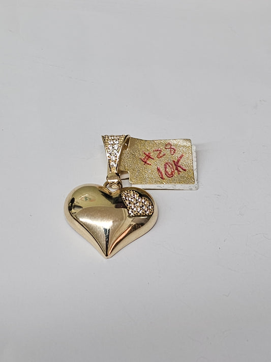 10k Heart Pendant #28